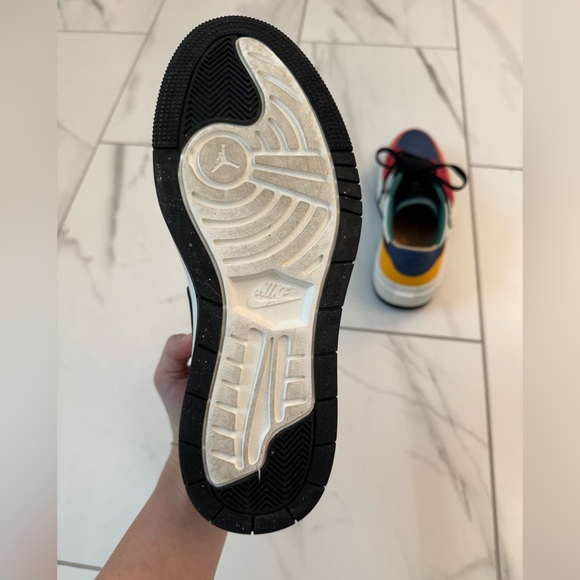 Nike Multicolor Jordans - worn once - size 9.5 - Picture 5 of 10